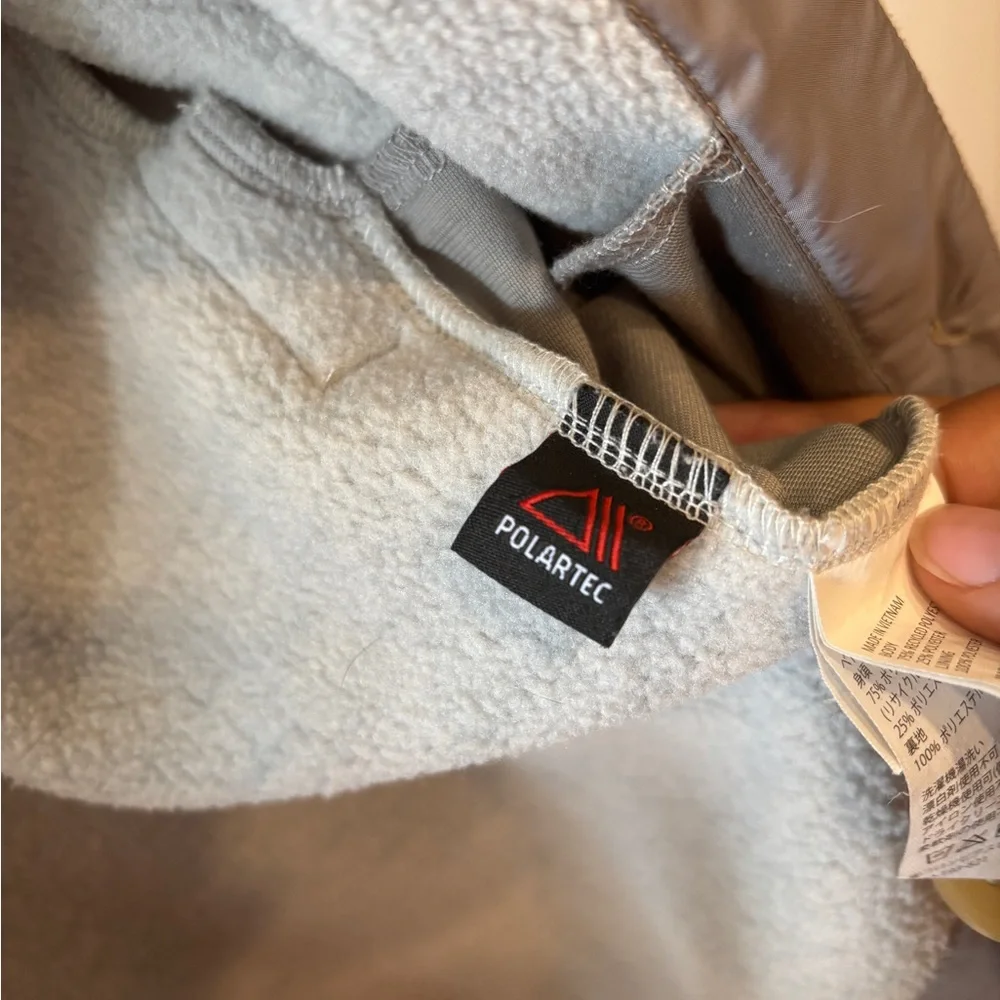 prAna Women’s Tri Thermal Shacket - Light Gray Wool-Blend Button Front - Small - Picture 6 of 8